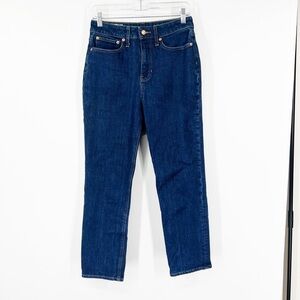 J. Crew Curvy ‘90s Classic Straight Jeans in Rinse Wash High Rise